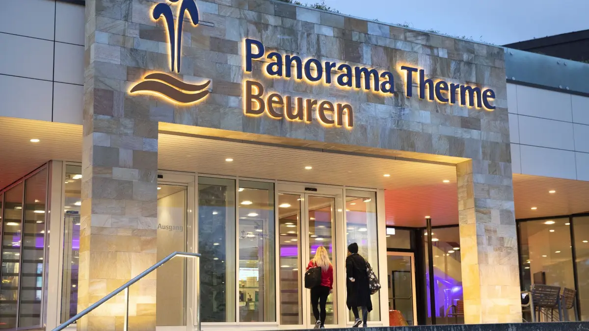 Coronavirus: Panorama Therme in Beuren.
