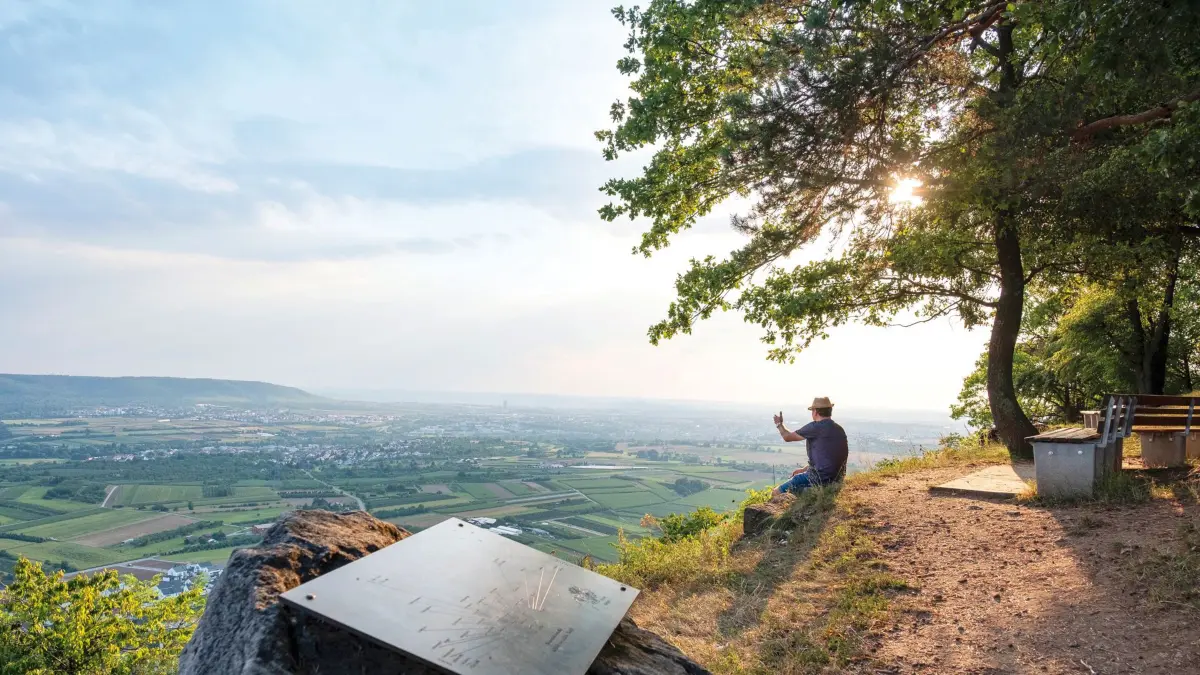 Deutscher Wandertag im Remstal, Wandern, Ausflüge, Ausflugsziele. Korb: Kleinheppacher Kopf.
