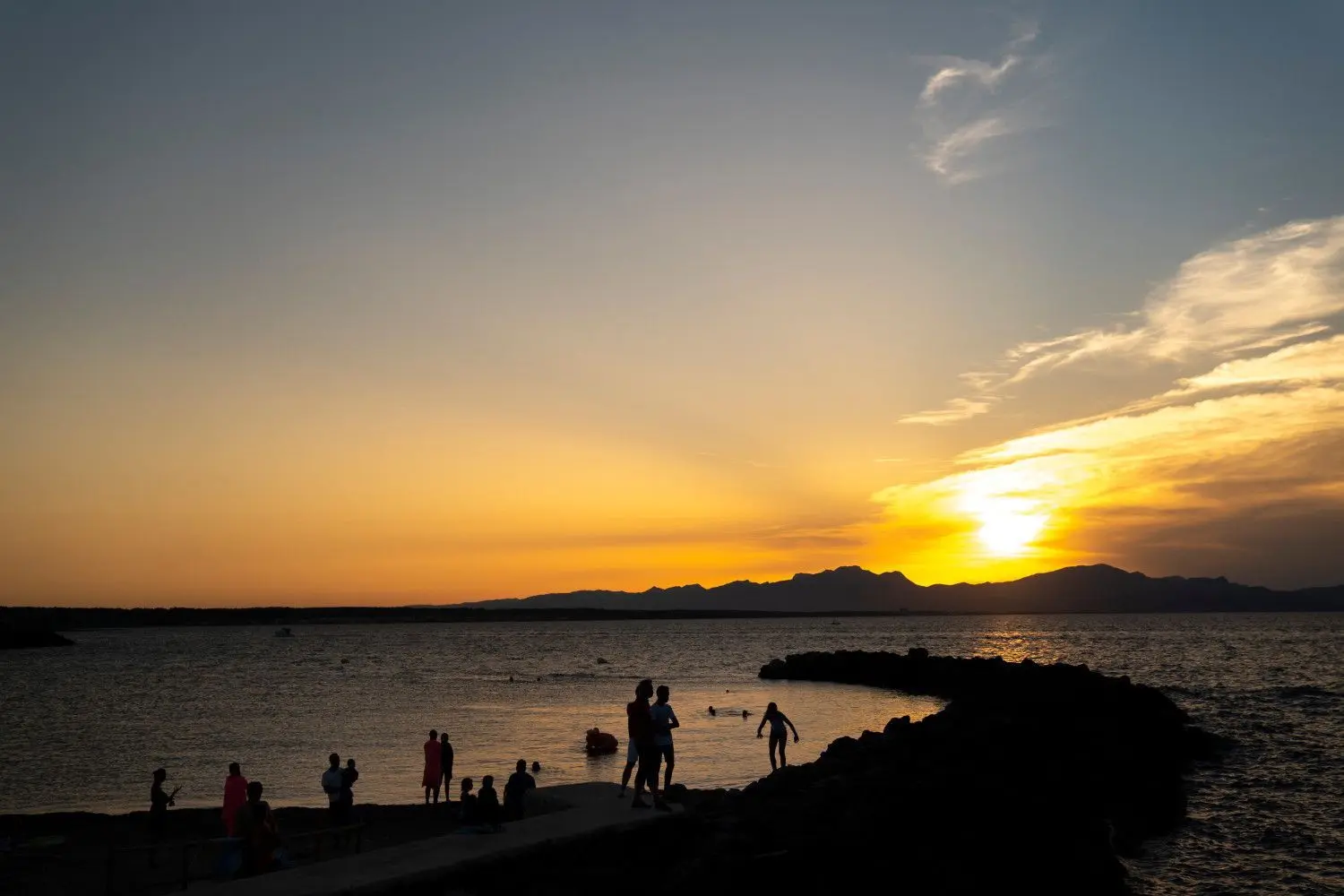 Strand auf Mallorca im Corona-Sommer 2020.