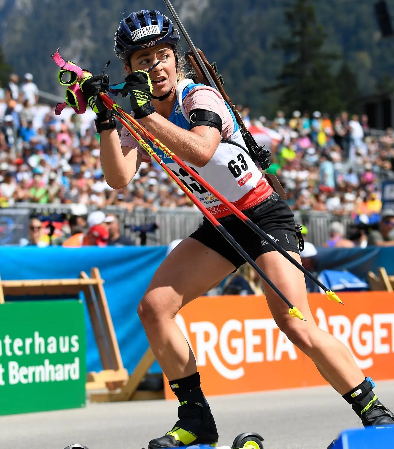 Der Super-Sprint kam beim Publikum und bei den Sportlern um Vanessa Voigt gut an.
