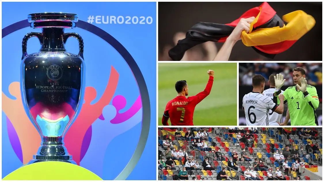 Meine Fußball-EM 2021 - Collage Europameisterschaft swp.de Fußball Kolumne swp