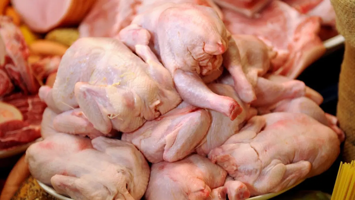 Rohe Hühnchen sind in der Küche oft eine Quelle für Infektionen.
ARCHIV - Rohe Hähnchen liegen am 12.01.2012 in Berlin auf einem Tisch. Rohes Geflügel ist in der Küche eine Quelle für Infektionen, wenn nicht hygienisch damit umgegangen wird. In Deutschland sind Campylobacter-Bakterien auf dem Vormarsch, die auf der Haut von Geflügel zu finden sein können. Die Erreger lösen Erbrechen und Durchfall aus. (zu dpa «Krank durch Lebensmittel: Weniger Salmonellen, mehr Campylobacter» vom 7.6.2017) Foto: Britta Pedersen/dpa-Zentralbild/dpa +++(c) dpa - Bildfunk+++ | Verwendung weltweit