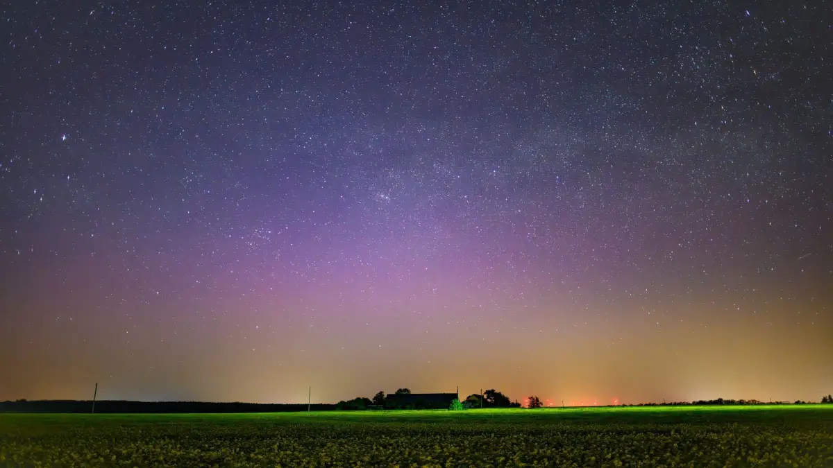 Polarlichter über Brandenburg