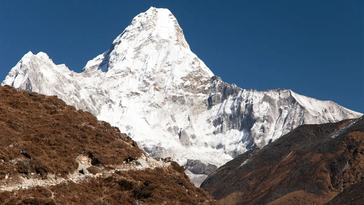 Ama Dablam - way to Everest base camp - Nepal xkwx ama dablam, everest, himalaya, himalayan, mount, mountain, area, base camp, blue, cliff, conservation, country, countryside, face, footpath, glacier, himal, ice, ice-fall, ice-slope, khumbu, landscape, national, nature, nepal, north, panorama, panoramic, park, pathway, peak, range, ridge, rock, rockface, sagarmatha, scene, scenery, sierra, snow, summit, sunny, top, travel, trek, trekking, upland, valley, way, white