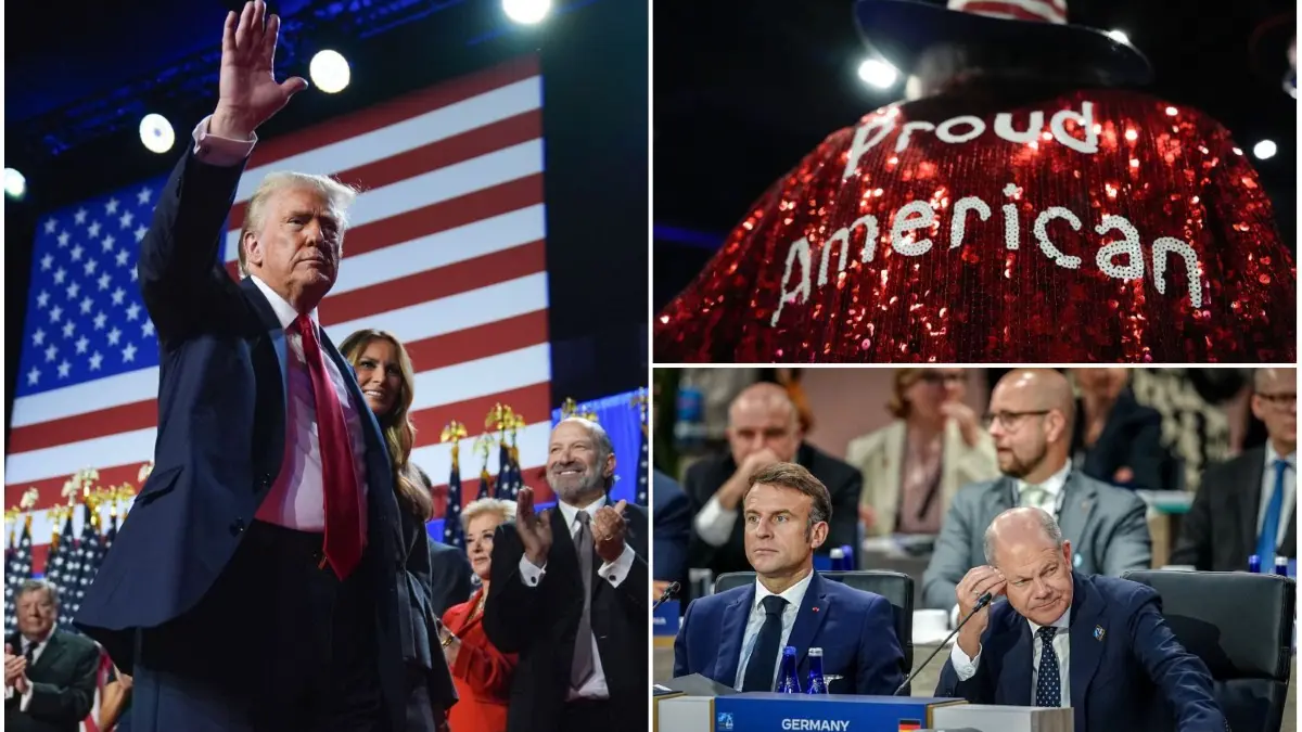 US-Wahl Donald Trump Nato Collage