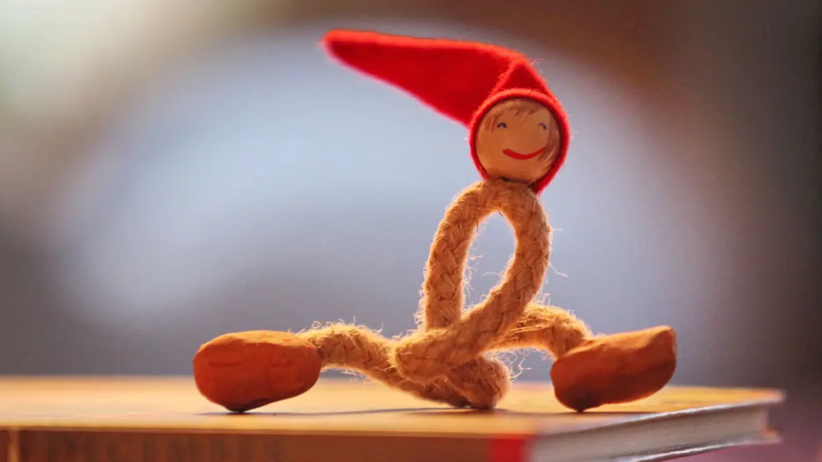 Ein Nisse steht am Freitag (09.12.2011) in Flensburg in der Wohnung einer Expertin für dänische Weihnachtsbräuche auf einem Buch. Ein Nisse ist eine Art Kobold, der in der dänischen Weihnachtstradition eine wichtige Rolle spielt. Weihnachten ist nicht gleich Weihnachten - im Norden feiern Minderheiten wie die Dänen das Fest mit ganz eigenen Bräuchen. Weniger feierlich als deutsche Traditionen und nie ohne «Nisser». Foto: Bodo Marks dpa/lno (zu dpa-KORR: «Mit Nisse, ohne Nikolaus - Rot-weiße Weihnachten bei den Dänen» vom 19.12.2011) ++ +++ dpa-Bildfunk +++