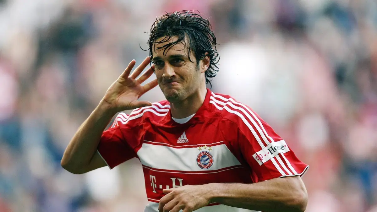 Luca Toni (Bayern) - Torjubel: Luca Toni Bayern - Torjubel Fu?ball 1. BL Herren Saison 2007/2008, FC Bayern M?nchen Einzelbild M?nchen Freude, Fu?ball 1. BL Herren Saison 2007/2008, FC Bayern M?nchen Einzelbild M?nchen Freude,