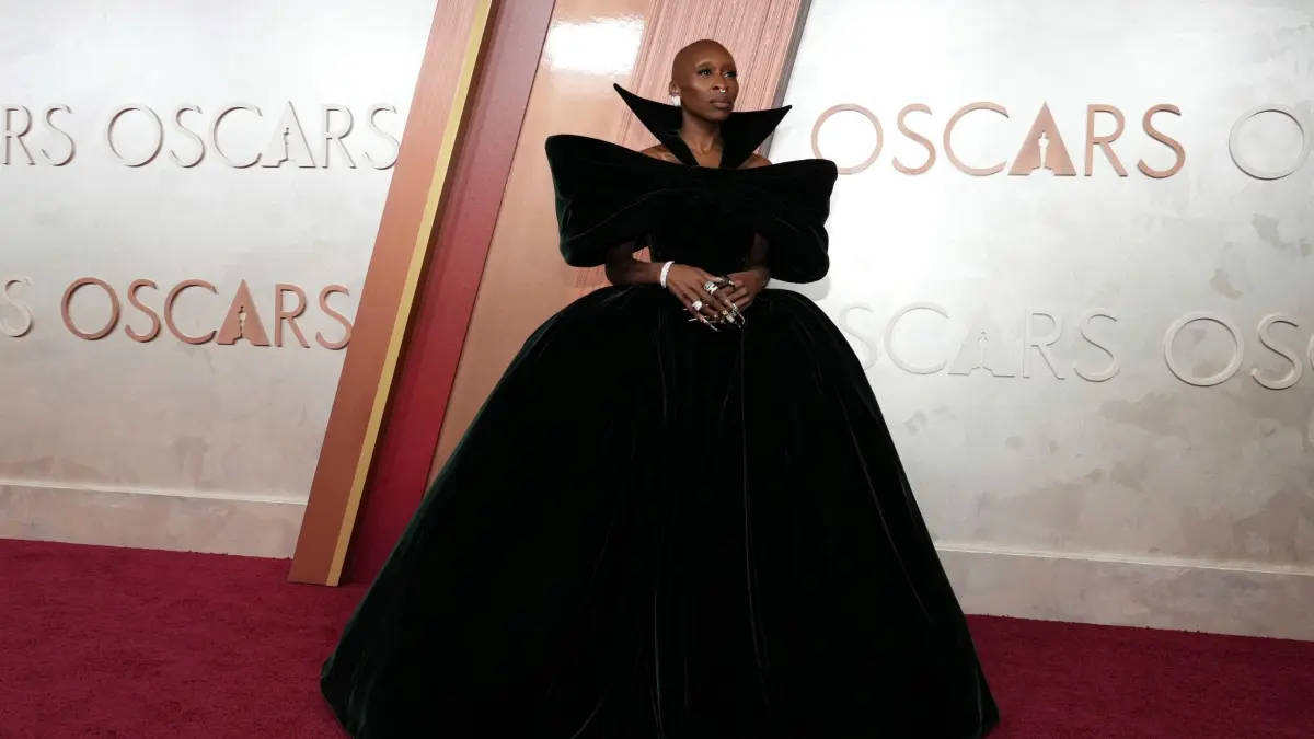 97. Academy Awards: 02.03.2025, USA, Los Angeles: Cynthia Erivo kommt zur 97. Oscar-Verleihung im Dolby Theatre in Los Angeles. Foto: Jordan Strauss/Invision/AP/dpa +++ dpa-Bildfunk +++