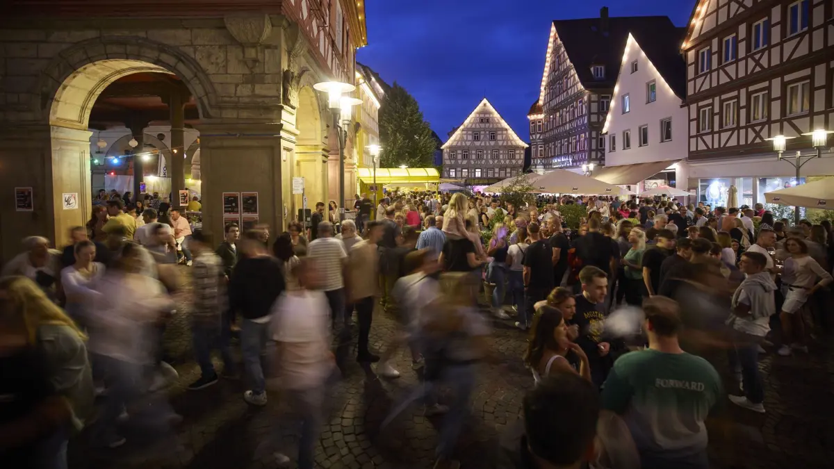 Waiblingen, DEU, 30.06.2023 Waiblinger Altstadtfest und Mittelaltermarkt. No model release. Kein Einverständnis für Werbung, keine Weitergabe an Dritte.