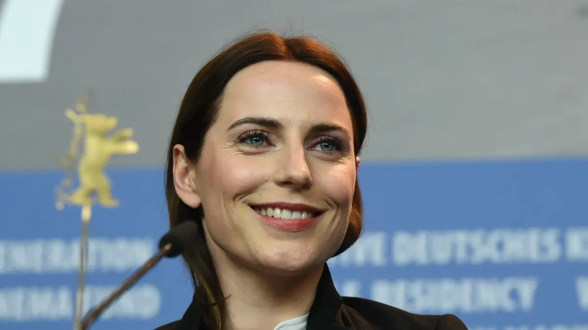 67. Internationale Filmfestspiele in Berlin, 10.02.2017, Pressekonferenz «Es war einmal in Deutschland»: Schauspielerin Antje Traue. Der Film läuft auf der Berlinale in der Sektion "Berlinale Special". Foto: Monika Skolimowska/dpa ++ +++ dpa-Bildfunk +++