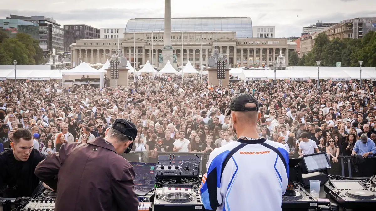 Vibrancy Open Air: der Schlossplatz wird zum Techno Club: Dj Whomadewho