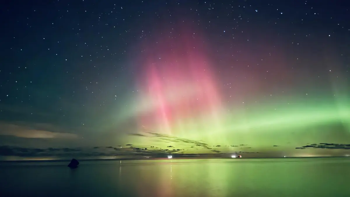 Nordlichter über Fehmarn