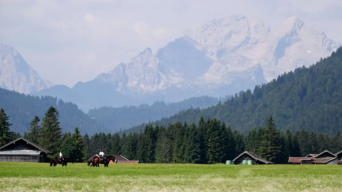 Der Hochwanner in Bayern gehört zum Wettersteingebirge und landet auf Platz 2 der größten Berge Deutschlands.