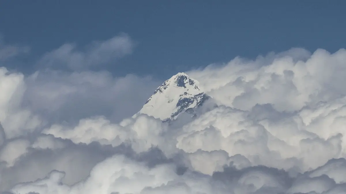 Der Makalu bei Nepal und China landet auf Platz 5 der höchsten Berge der Welt.
