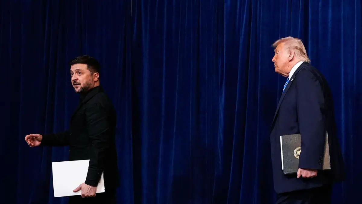 US-Präsident Trump empfängt Präsident Selenskyj in Florida