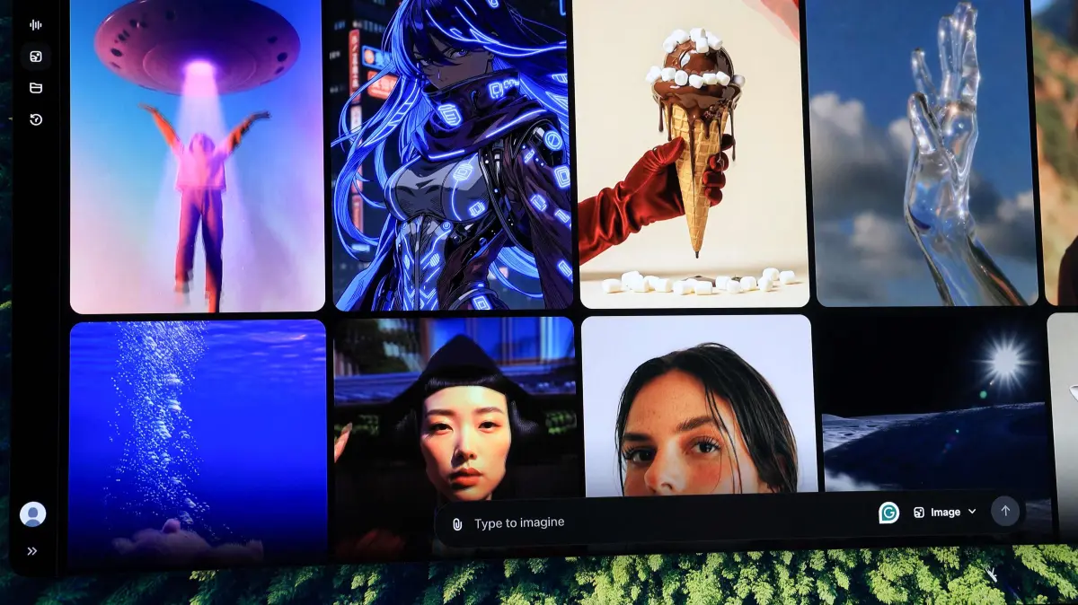 Elon Musk's AI Chatbot Grok Faces European Union Probe Over Sexualized Images: MIAMI, FLORIDA - JANUARY 26: In this photo illustration, the Grok Imagine website is seen on a computer screen on January 26, 2026 in Miami, Florida. The European Commission has launched an investigation into Elon Musk's X over concerns its AI tool Grok was used to create sexualized images of real people. (Photo illustration by Joe Raedle/Getty Images) (Photo by JOE RAEDLE / GETTY IMAGES NORTH AMERICA / Getty Images via AFP)