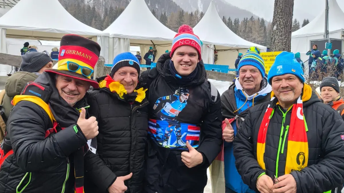 Den Bruder der norwegischen Biathletin Karoline Offigstad Knotten haben sie auch gefunden.