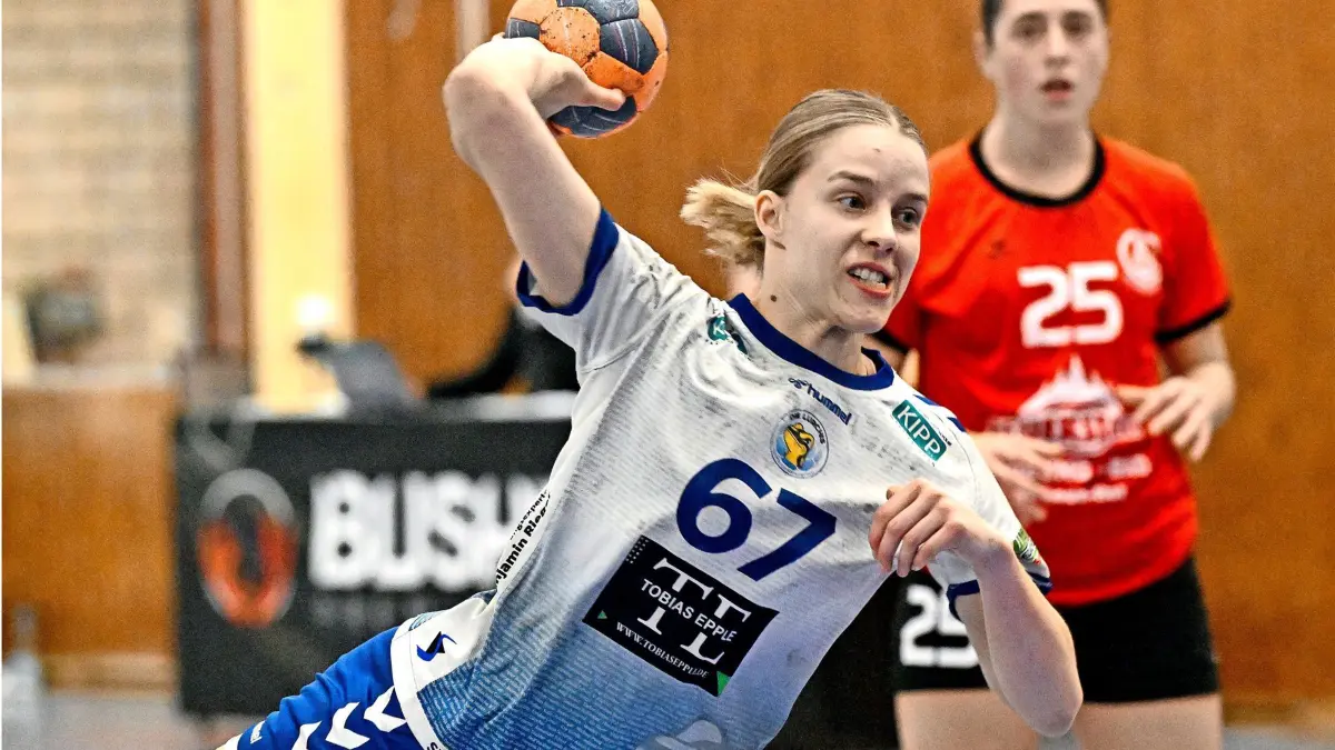 Handball SVK Frauen - TSV Rot - Malsch; Handball Frauen; Frauen Oberliga Staffel 1; SV Salamander Kornwestheim
SVK (Weiß): Nina Haug