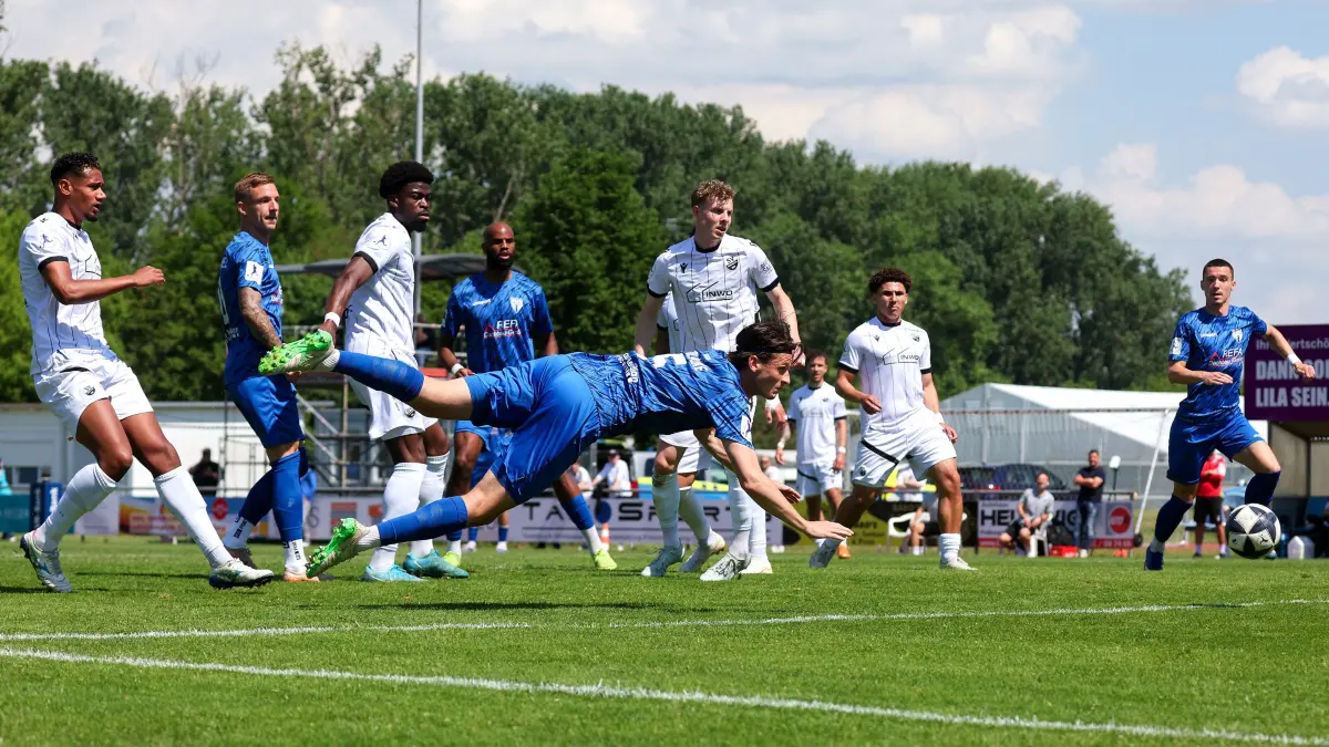 Fussball SGV Freiberg vs. SV Sandhausen : BAU // 09.05.2026, Deutschland, Freiberg, Fussball Regionalliga Südwest,
SGV Freiberg vs. SV Sandhausen, Paul Polauke (SGV)