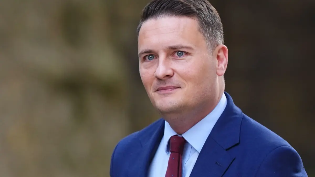 Der britische Gesundheitsminister Wes Streeting