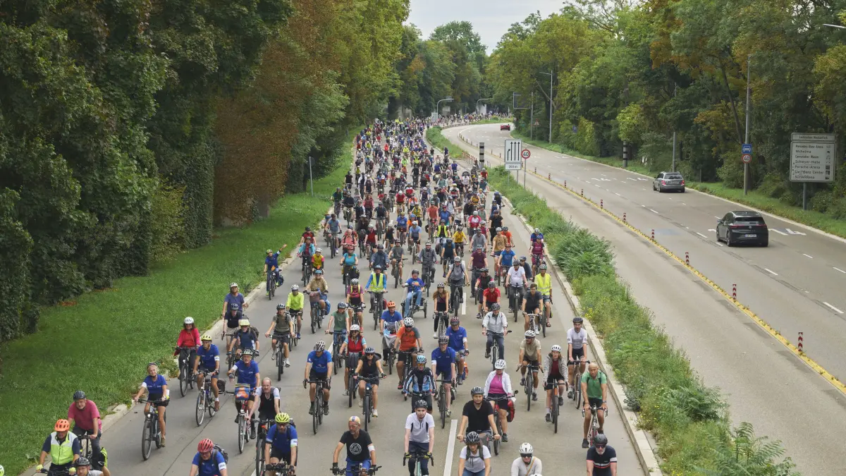 Radsternfahrt in Stuttgart am 21.6.