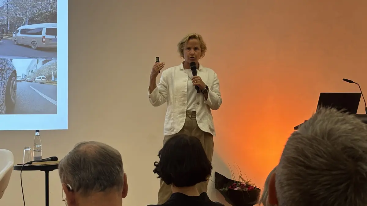 Britta Seeger im Haus der Katholischen Kirche in Stuttgart