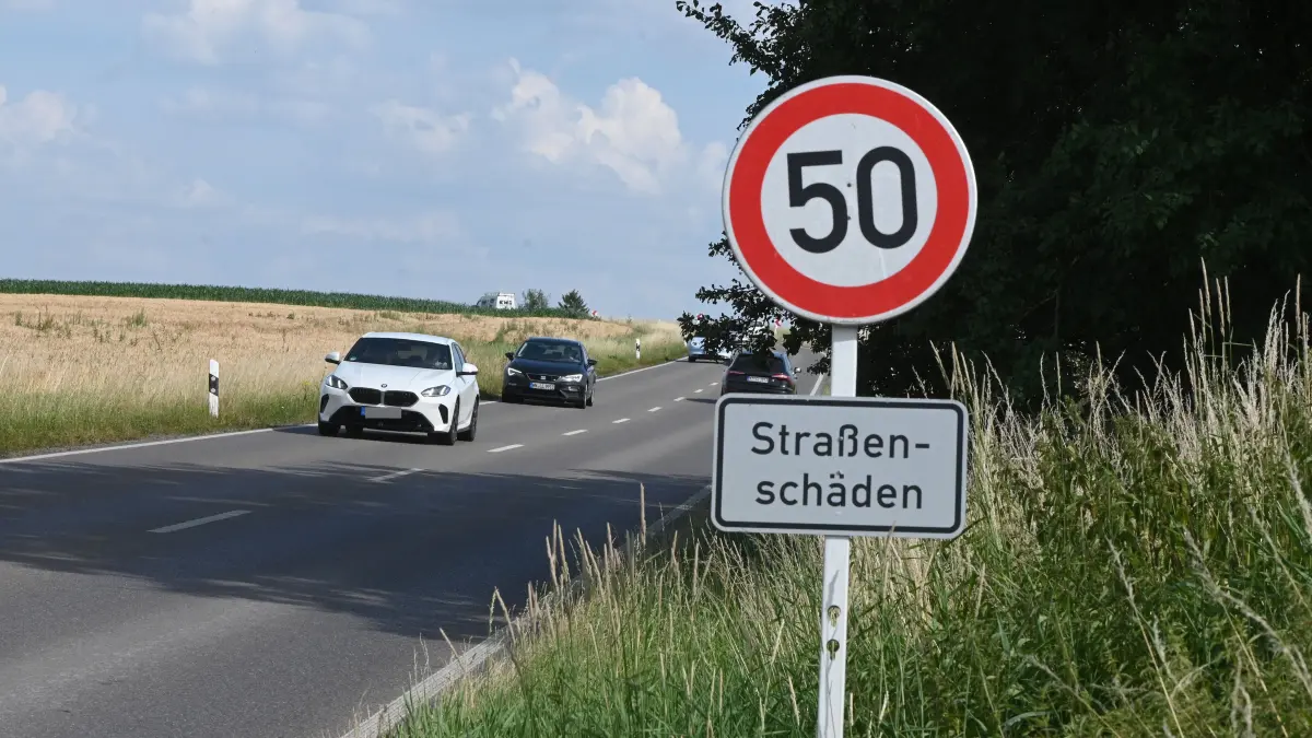 Landstrasse zwischen Affalterb Winnenden