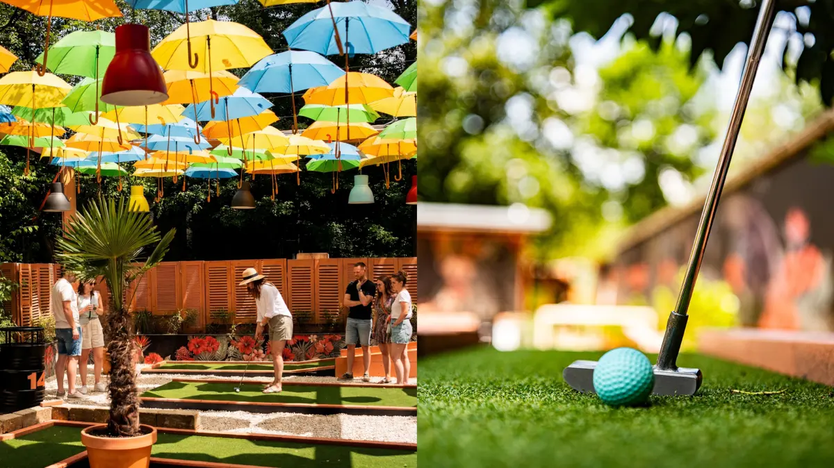 Neu im Stuttgarter Süden: Mauritius Minigolf.