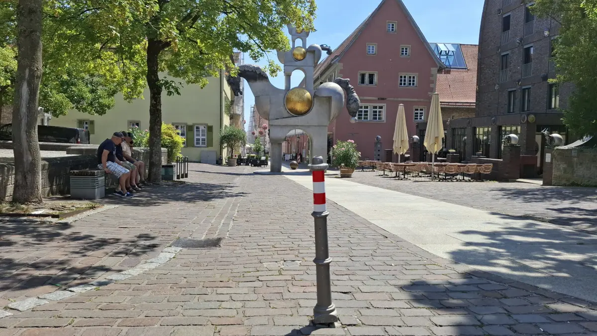 Poller gegen Schleichverkehr Bietigheim