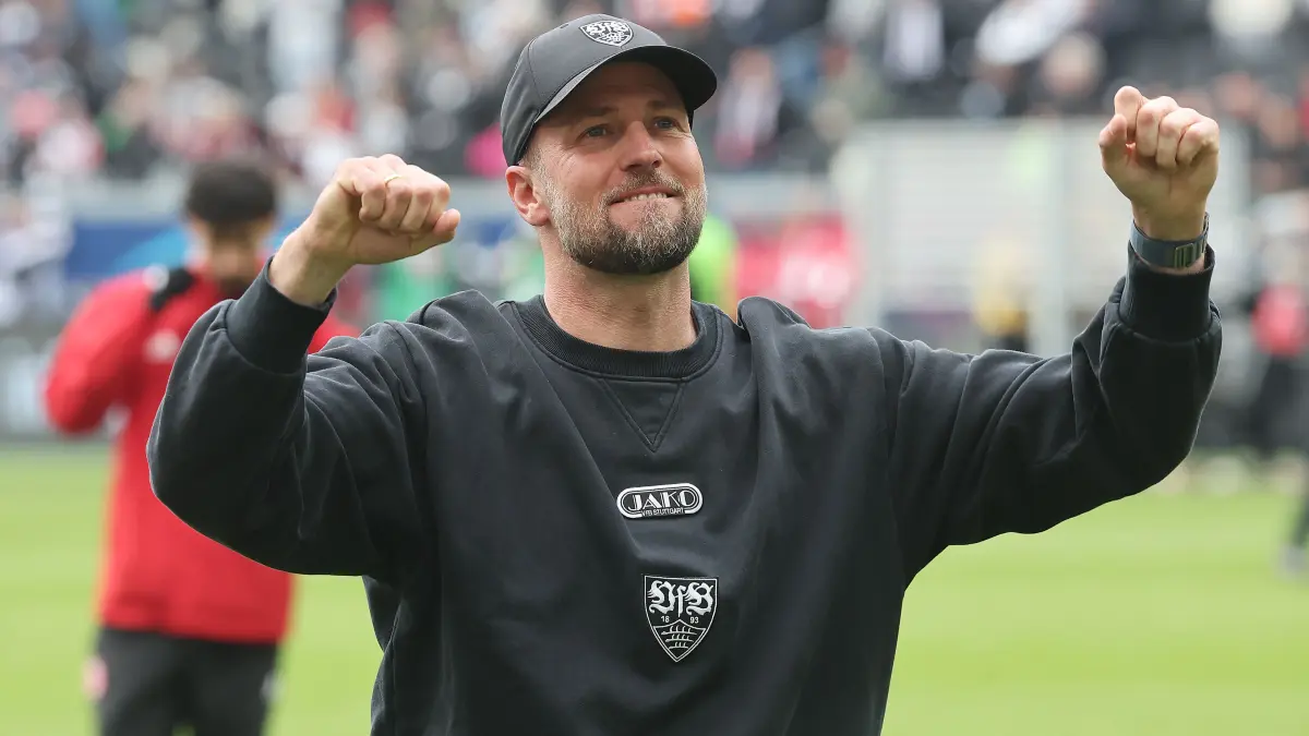 Sebastian Hoeneß ist seit April 2023 Trainer des VfB.