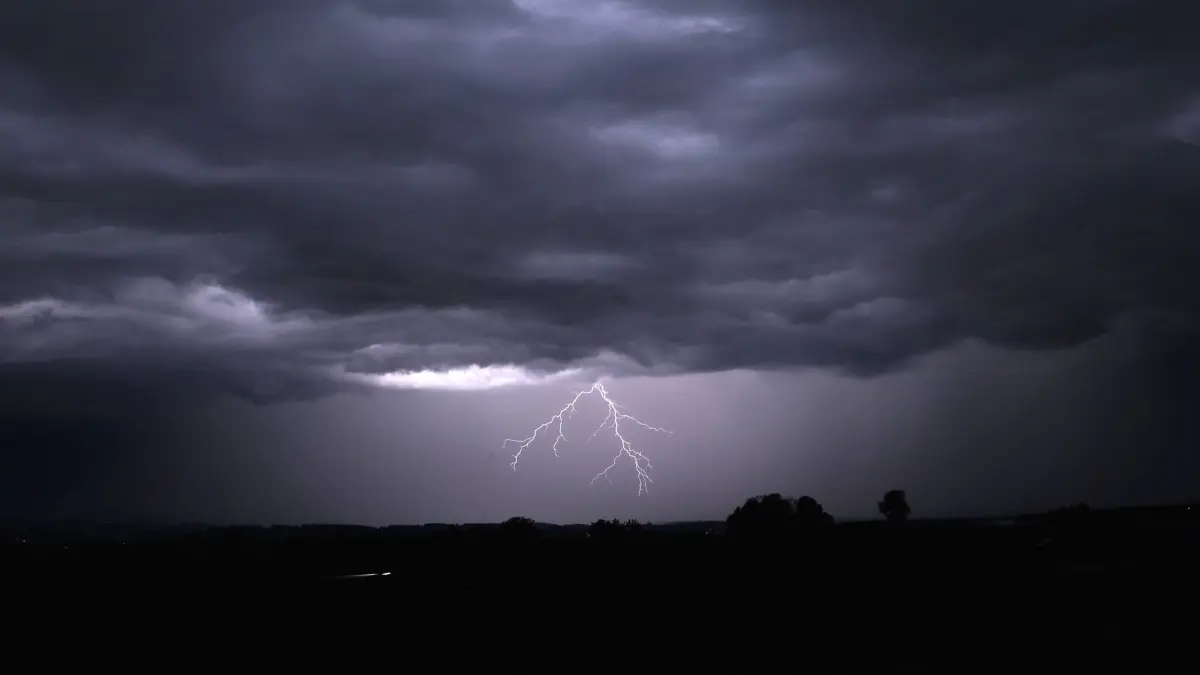 Gewitter in Bayern