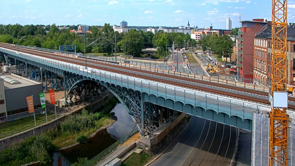 Das denkmalgeschützte Viadukt in Chemnitz hat das Büro Krebs + Kiefer Ingenieure instandgesetzt.