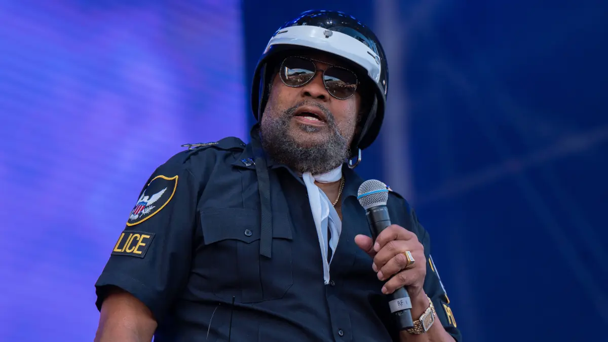 Boogietown Festival at Apps Court Farm in Surrey, UK - 08 Sept 2024 Victor Willis of the Village People Musical group performs during the Boogietown Festival at Apps Court Farm. Surrey United Kingdom Copyright: xBonniexBritainx/xSOPAxImagesx AAC07642