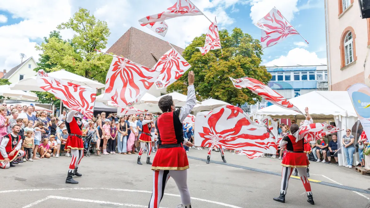 43. Stadtfest: Böblingen, Stadtfest, Buden, Musik, Aufführungen, Tanz, Essen, Trinken, Spaß und Spiel,