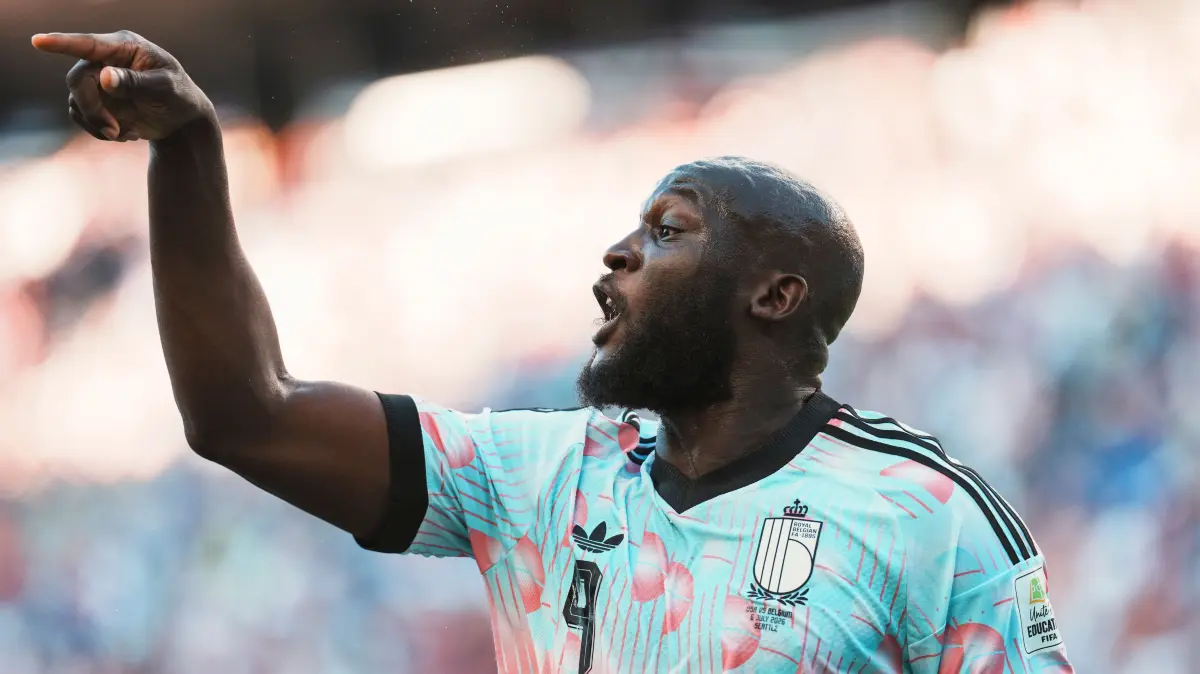 FIFA WM 2026: Achtelfinale USA vs Belgien 1:4: (260707) -- SEATTLE, July 7, 2026 (Xinhua) -- Romelu Lukaku of Belgium celebrates scoring during the round of 16 match between the United States and Belgium at the 2026 FIFA World Cup at Seattle Stadium in Seattle, the United States, July 6, 2026. (Xinhua/Xu Chang) - Xu Chang - //CHINENOUVELLE_XxjpbeE000221_20260707_PEPFN0A001/Credit:CHINE NOUVELLE/SIPA/2607070952 / action press