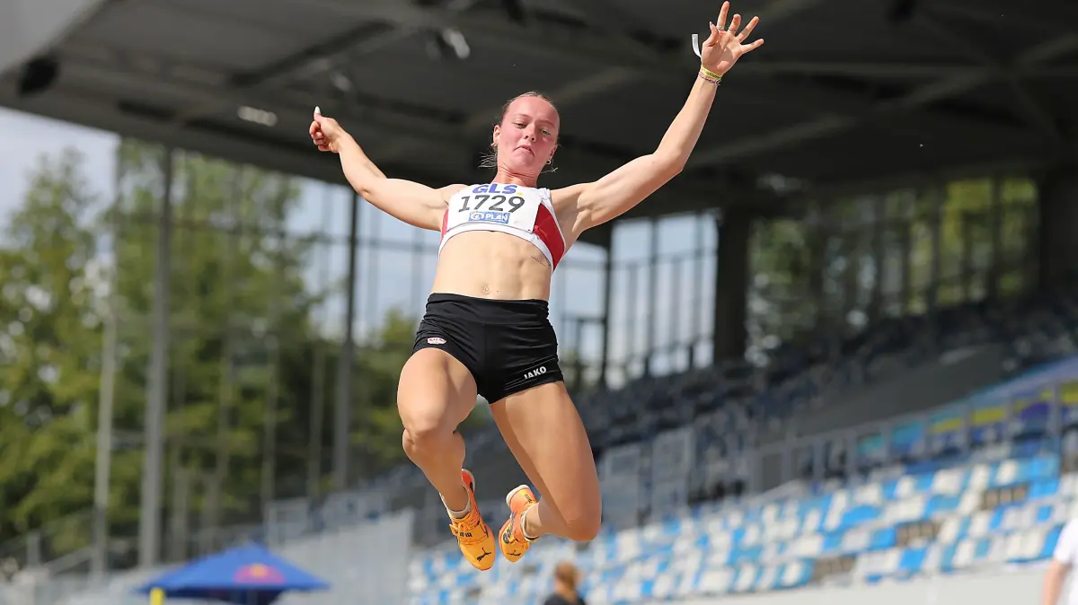 Tabea Eitel ist gut in Form und überzeugt bei den Titelkämpfen in Wattenscheid.