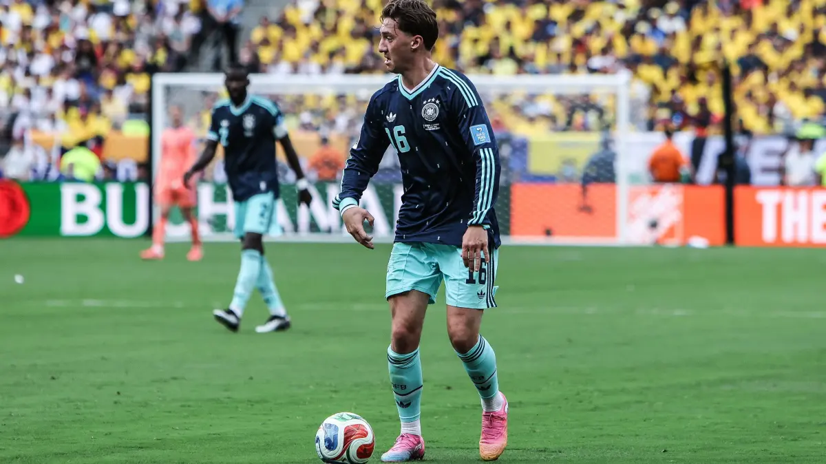 Gegen Ecuador (1:2) gab Angelo Stiller sein WM-Debüt.