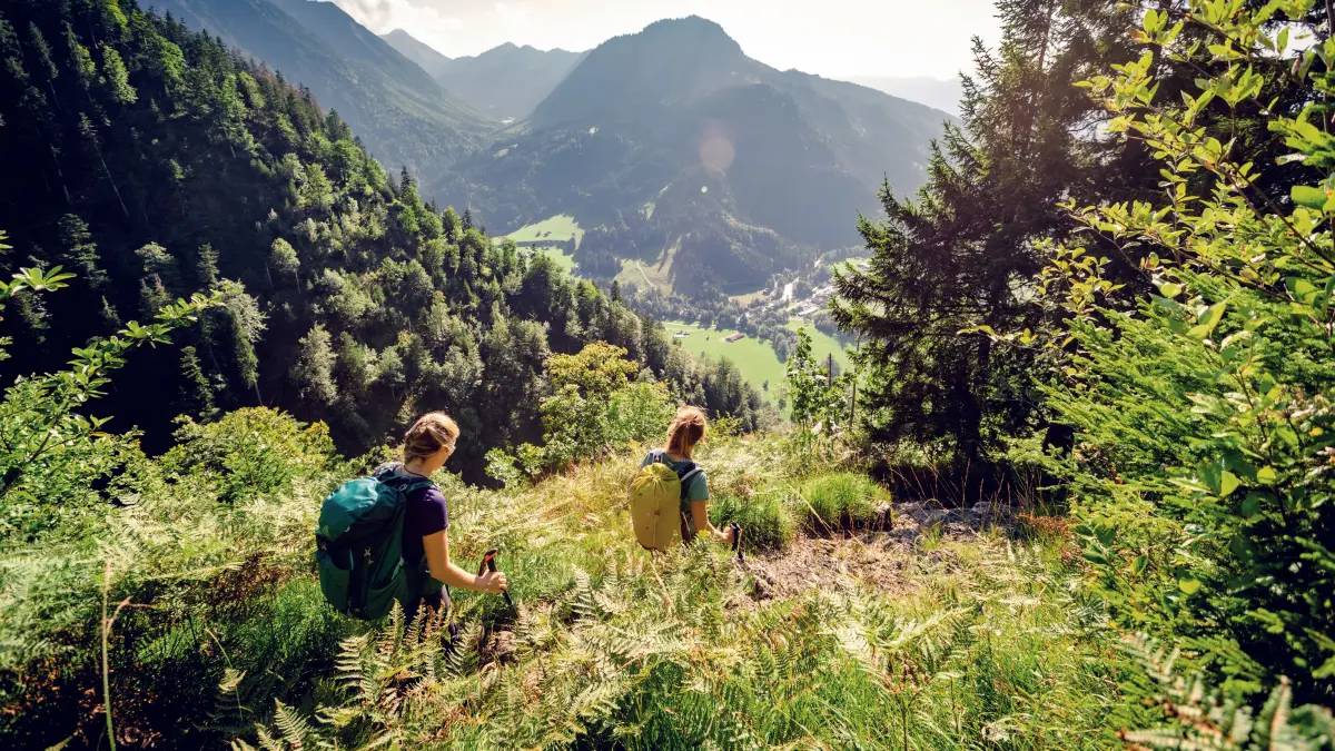 Himmelsstürmer – Blick vom Imberger Horn, eine Stunde unterhalb der Iseler Gipfelstation.