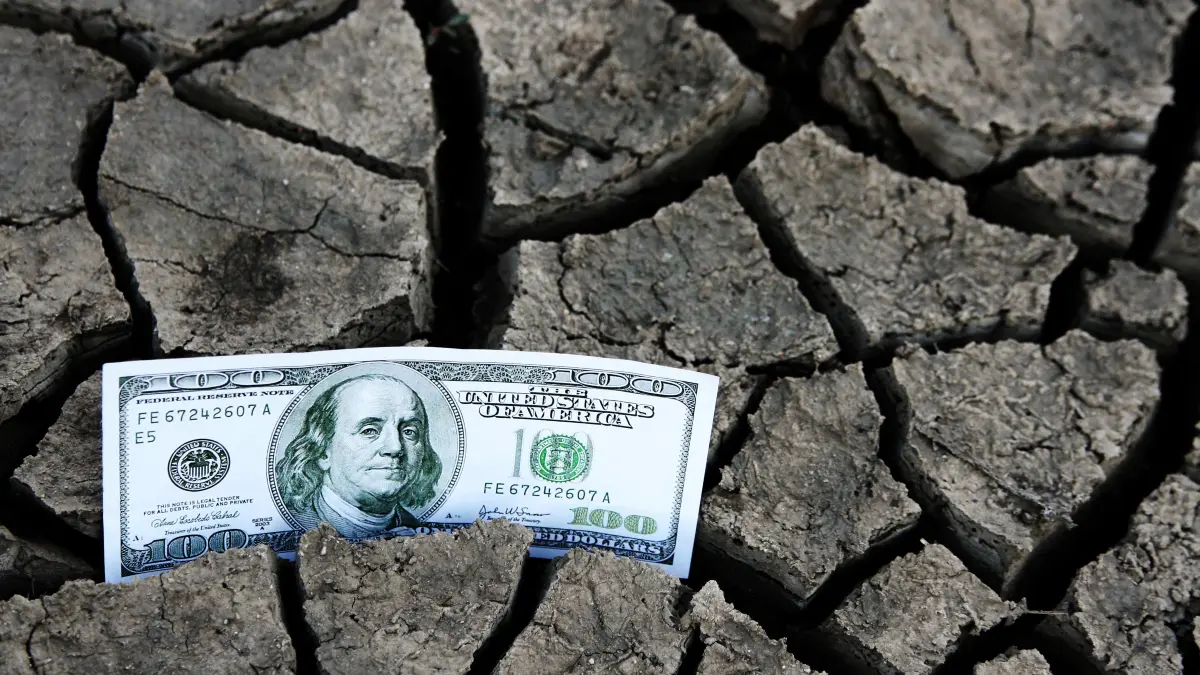 Dollar kann man nicht essen: Wenn das Wasser versiegt, die Felder verdorren und die Tiere verenden, hilft kein Geld der Welt mehr, um Menschen satt zu machen.