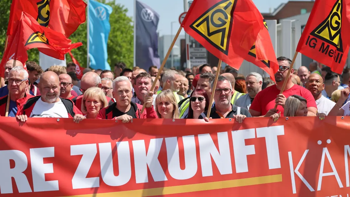 IG-Metall-Protesttag in Zwickau