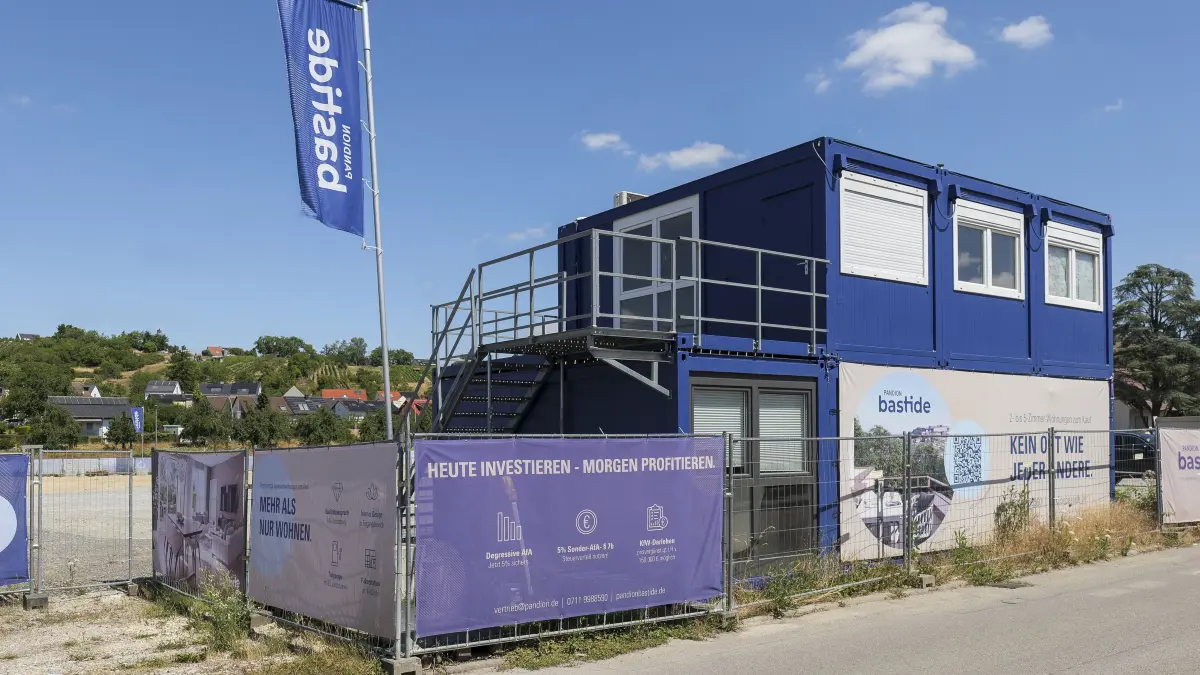 Pandion: Asperg - Die Zukunft des Wohnungsbauunternehmens Pandion Bastide scheint ungewiss zu sein, da die Bauarbeiten auf einem riesigen Gelände in der Nähe des Stadtzentrums offenbar eingestellt wurden.