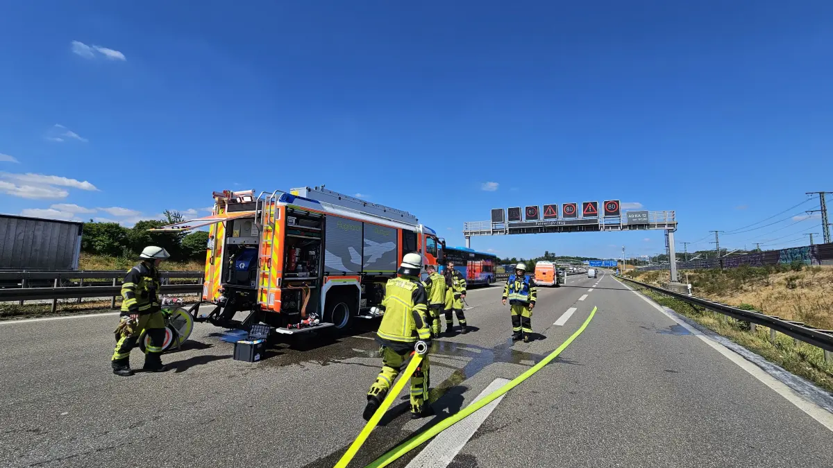 Das Feuer konnte schnell gelöscht werden.