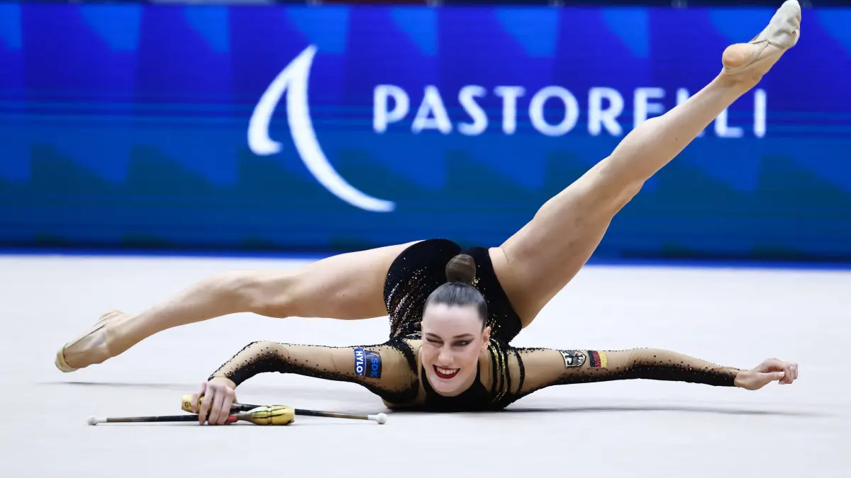 OTHER - Gymnastics - Rhythmic Gymnastics - 2026 FIG World Cup: OTHER - Gymnastics - Rhythmic gymnastics, Rhythmische Sportgymnastik, RSG - 2026 FIG World Cup Photo by IPA/ABACAPRESS.COM86571984 - Darja VARFOLOMEEV GER during the Rhythmic Gymnastics World Cup Final at the Unipol Forum, Milan, Italy, on July 10, 2026, during the Rhythmic Gymnastics - FIG World Cup 2026, Gymnastics in Assago MI, Italy, July 10, 2026 Assago MI Italy PUBLICATIONxNOTxINxFRAxUK Copyright: xIPAxSport/ABACAx
