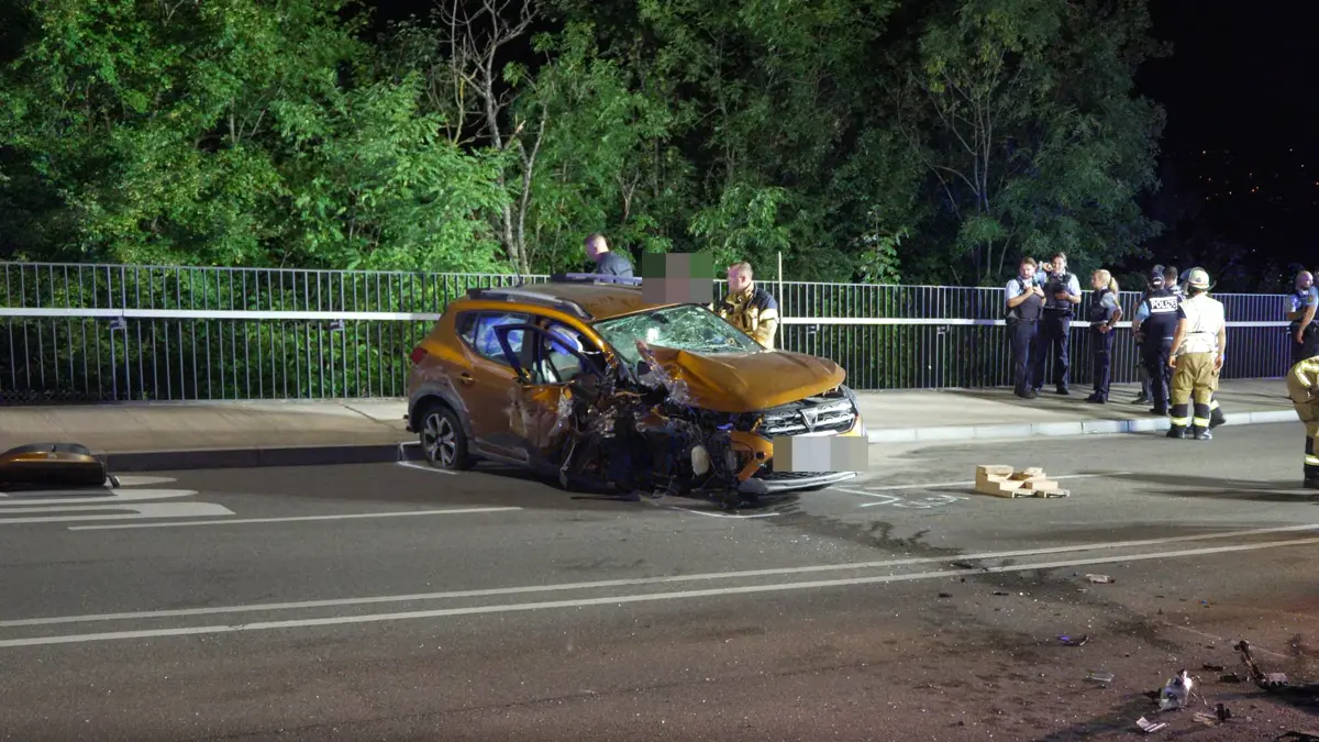 Unfall Weinsteige