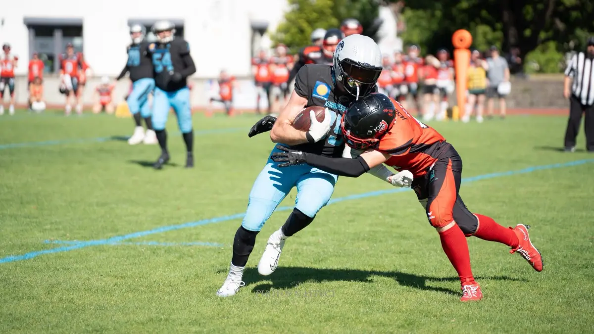 Tim Beutenmüller gegen Tübingen Red Knights