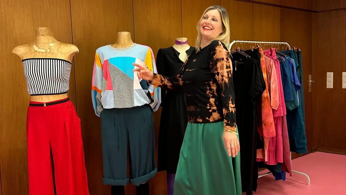 Martina Jung in ihrer Boutique in der Liststraße