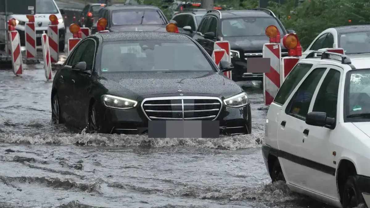 Unwetter in Stuttgart