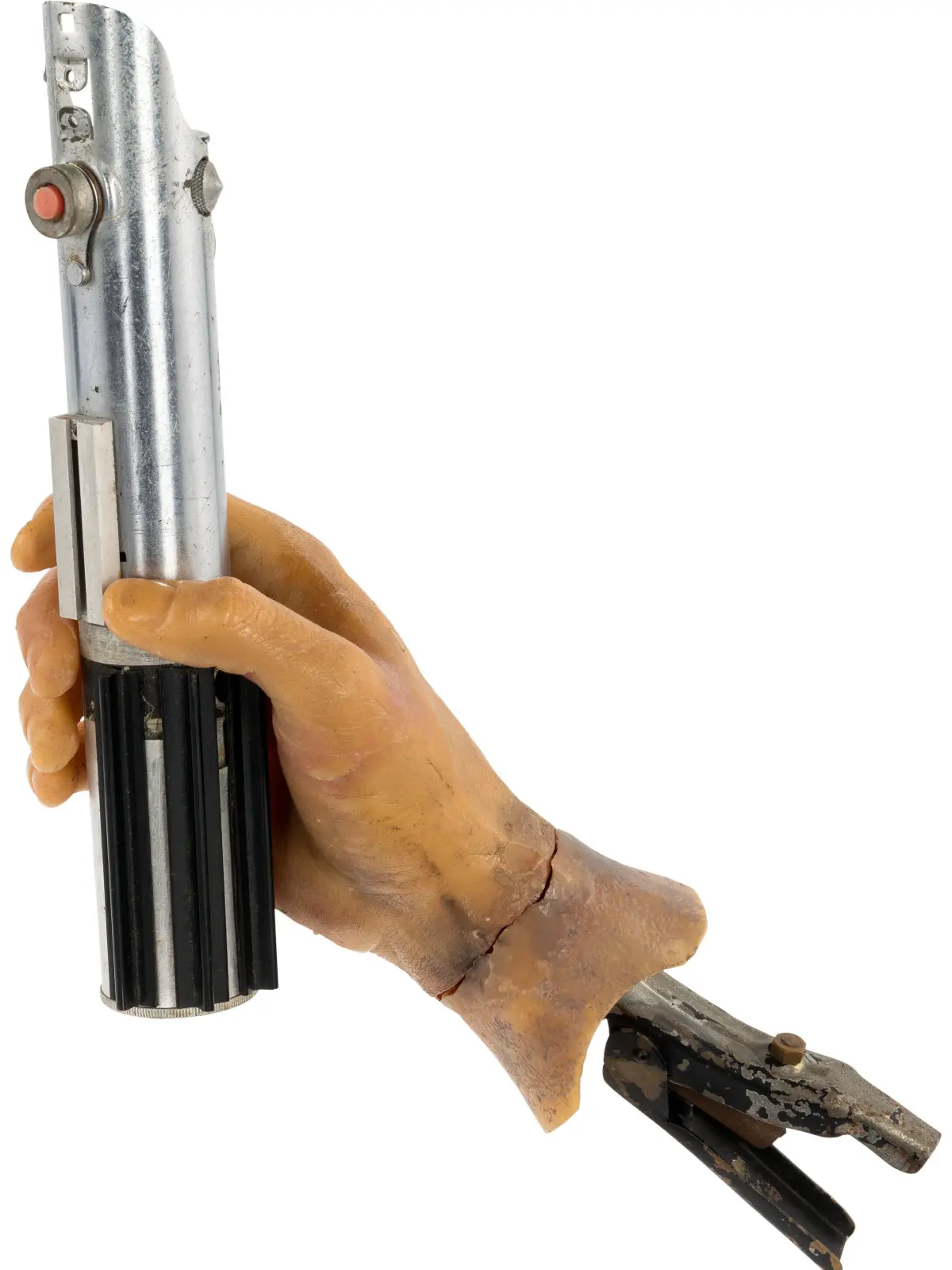 Die von Heritage Auctions zur Verfügung gestellte undatierte Aufnahme zeigt ein "Star Wars"-Lichtschwert aus dem Film "Das Imperium schlägt zurück".