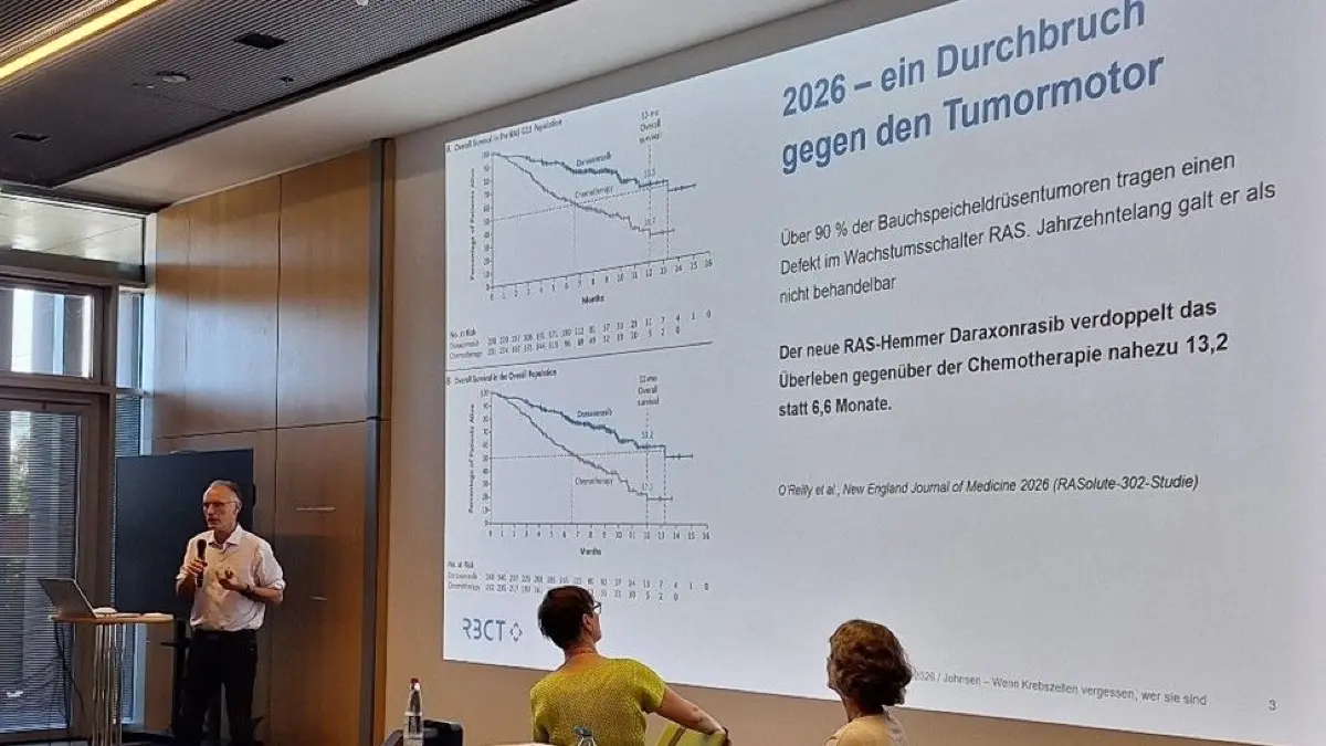Professor Steven Johnsen, Wissenschaftlicher Leiter des RBCT, gibt Einblicke in die neueste Forschung zum Bauchspeicheldrüsenkrebs.