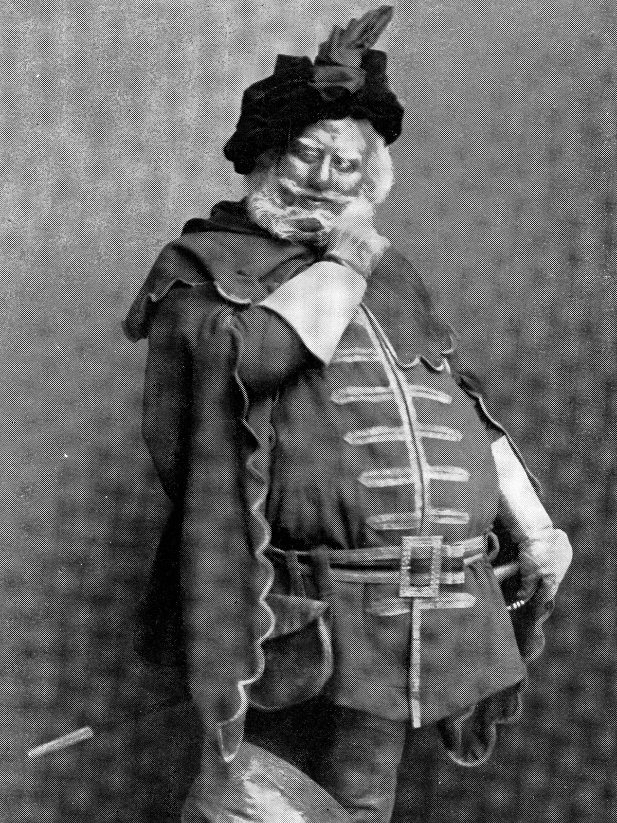 Der US-Präsident gehöre in die Kategorie der „falstaffartigen Tölpel“, erklärt Sloterdijk: Der englische Bühnen- und Filmschauspiele Herbert Beerbohm Tree (1853-1917) als Falstaff in "Merry Wives of Windsor"
